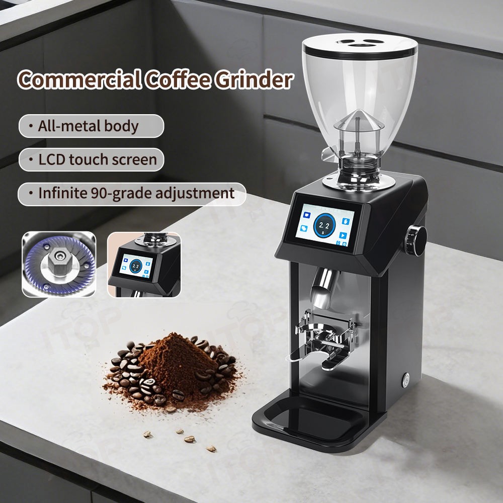 Coffee Grinder Burr Flat - ITOP Commercial 74mm platte maalschijven, volledig
