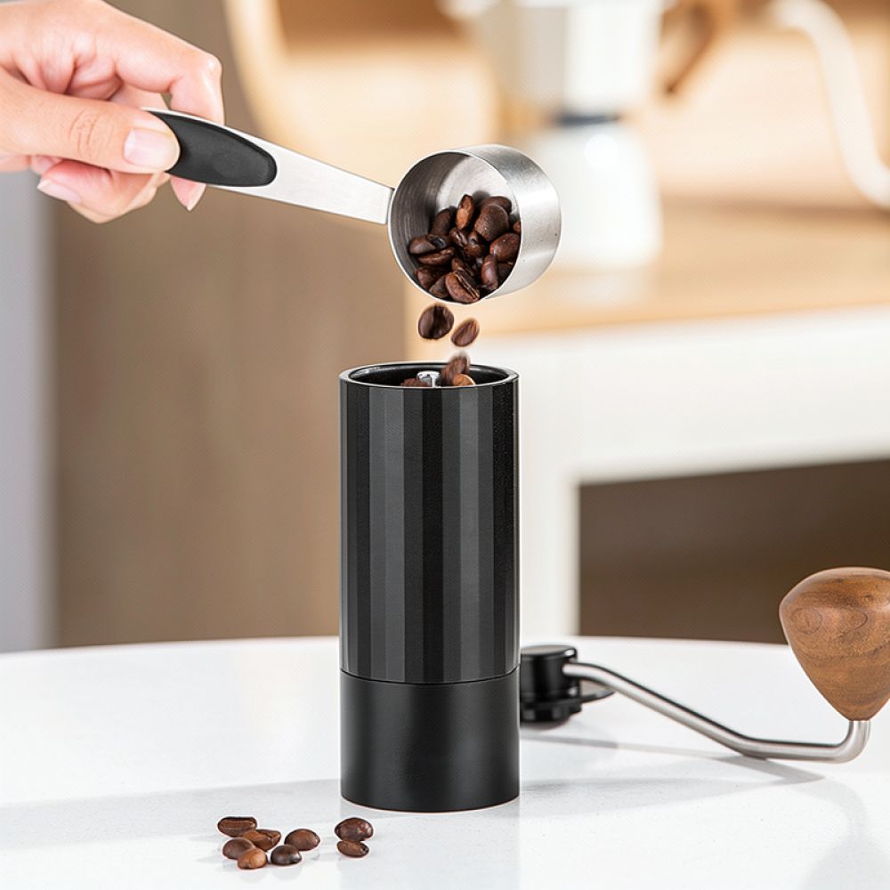 Coffee Equipment Pour Over - Handmatige koffiemolen met verstelbare roestvrijstalen maalschijven,