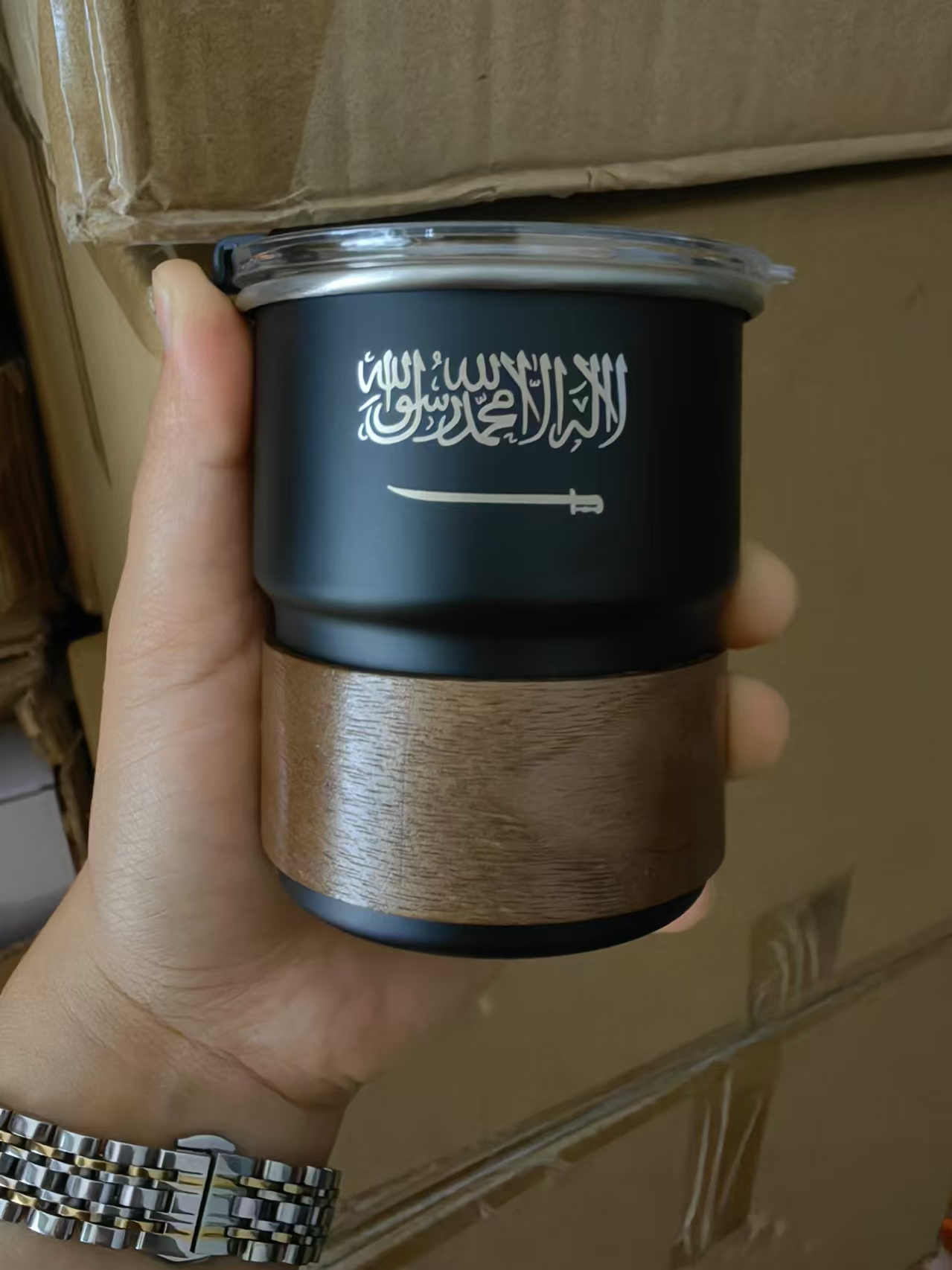 De vlag van Saoedi-Arabië Logo - Coffee Equipment For Camping recensie en prijs