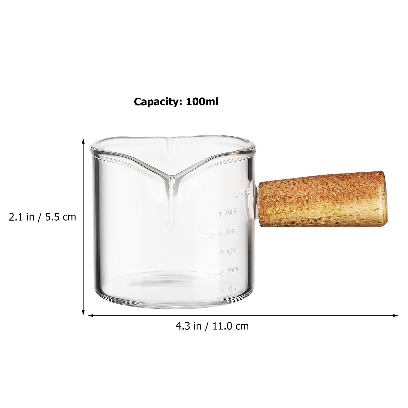 2 stuks hoogwaardige, dikke gl - Espresso Shot Glass recensie en prijs