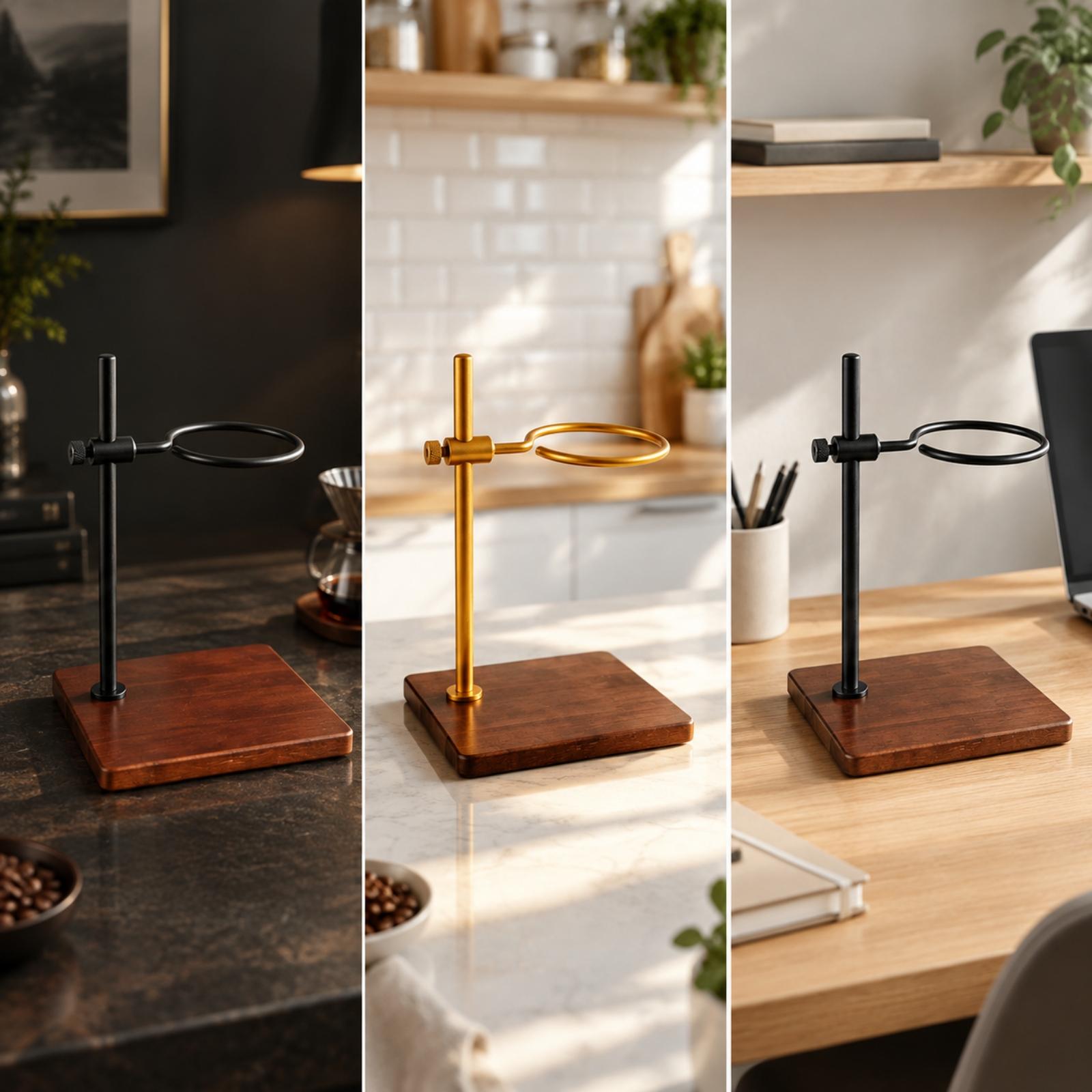 Verstelbare houten koffiedrupp - Coffee Equipment Pour Over recensie en prijs